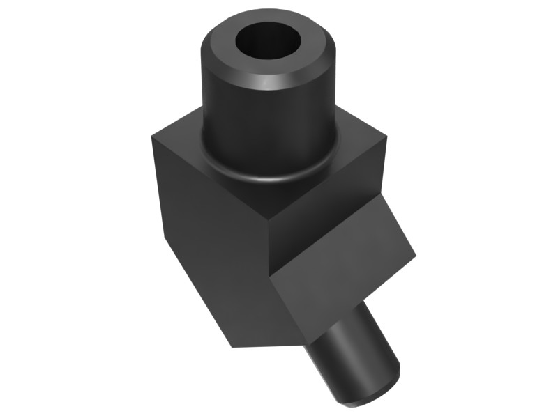 7Y-1229 51.20 mm Long Steel Elbow Adapter