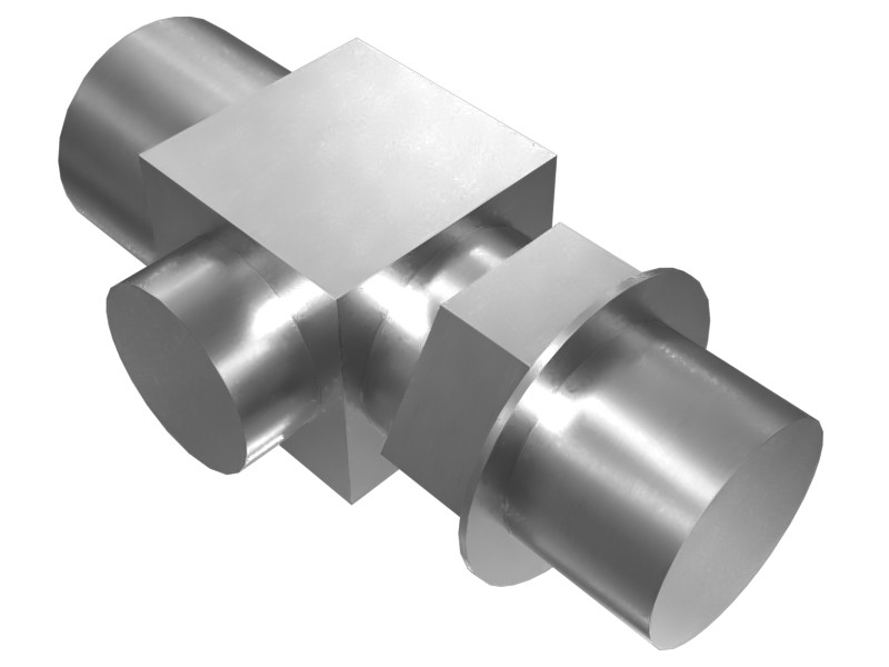 8C-0569 34.93 mm Hex Tee Adapter