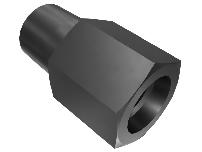 8C-6427 1/4-18 NPTF Hex Head Straight Adapter