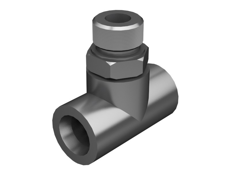 8C-8431 49.00 mm Long Tee Adapter