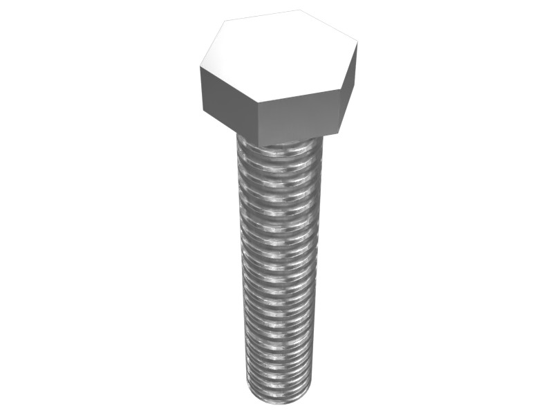 8F-6124 1"-14 x 5 1/2" Hex Head Bolt