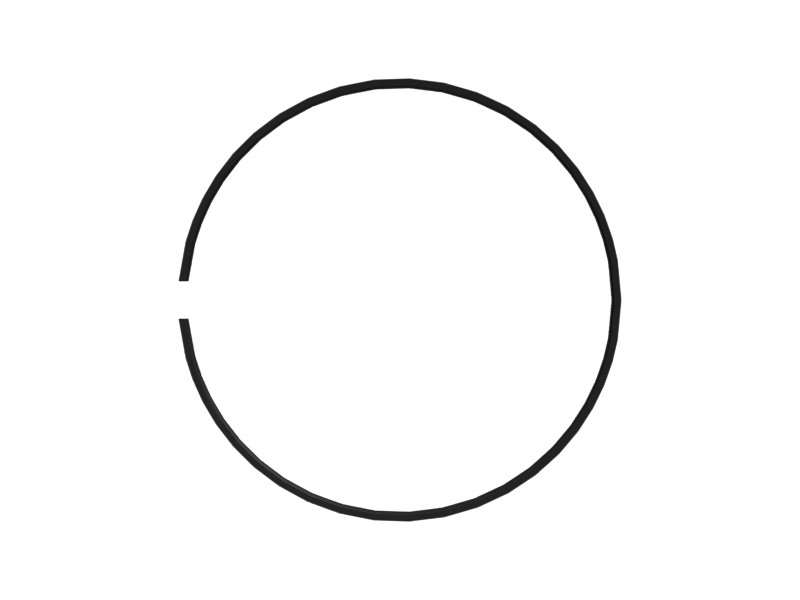8G-2194 118.03 mm Maximum Free OD Plastic Seal Ring - image 4