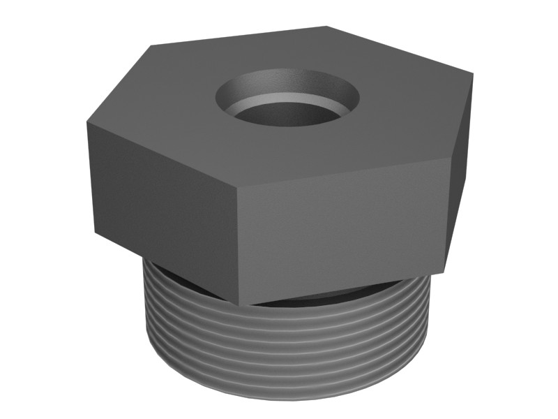 8J-0426 1 5/16" X 9/16" Straight Thread O-Ring Adapter