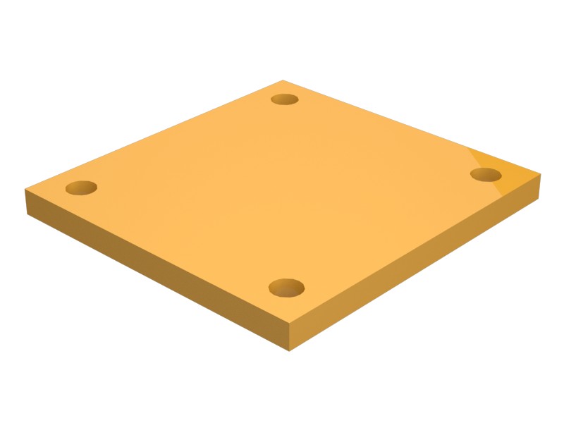 8M-3107 9.1 mm Four-Bolt Mount Flywheel Housing Cover