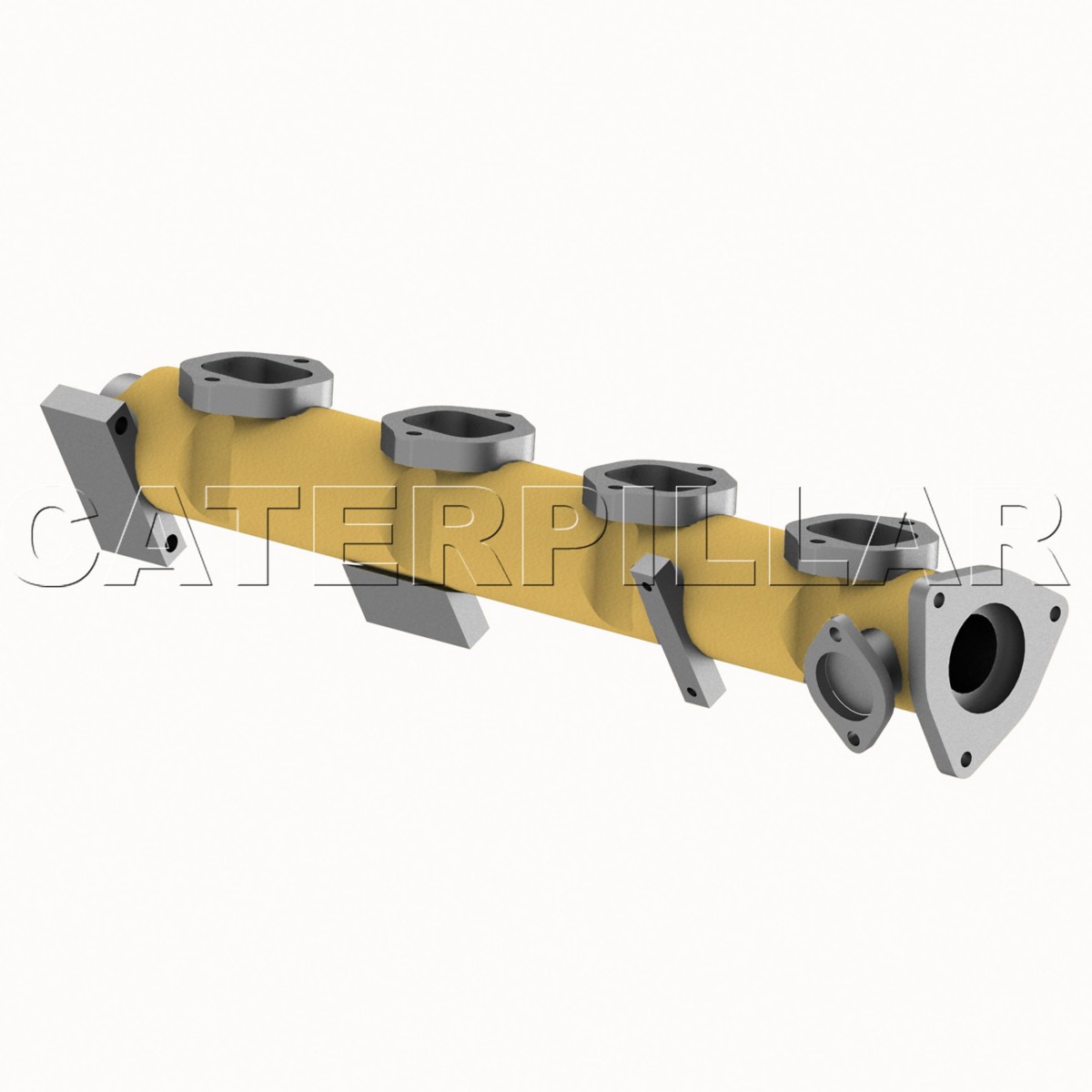 8N-0538 Right Side Water Cooler Exhaust Manifold
