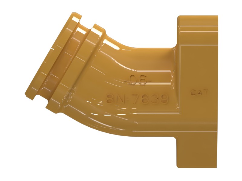 8N-7639 Water Temperature Regulator Elbow - image 2