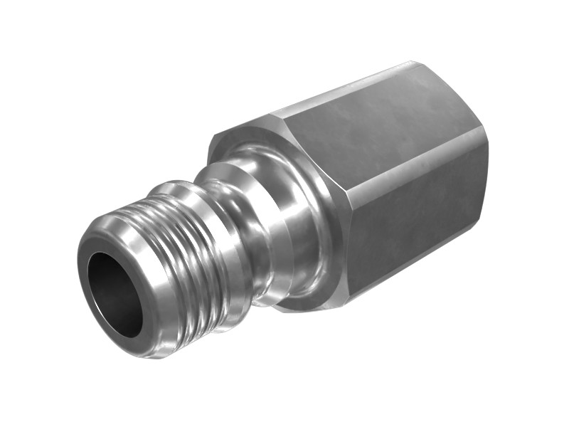 8S-4600 Quick Disconnect Threaded Coupling