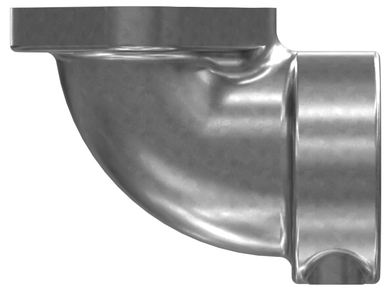 8S-9009 2-Hole Mount 90 Degree Cast Iron Elbow - image 2
