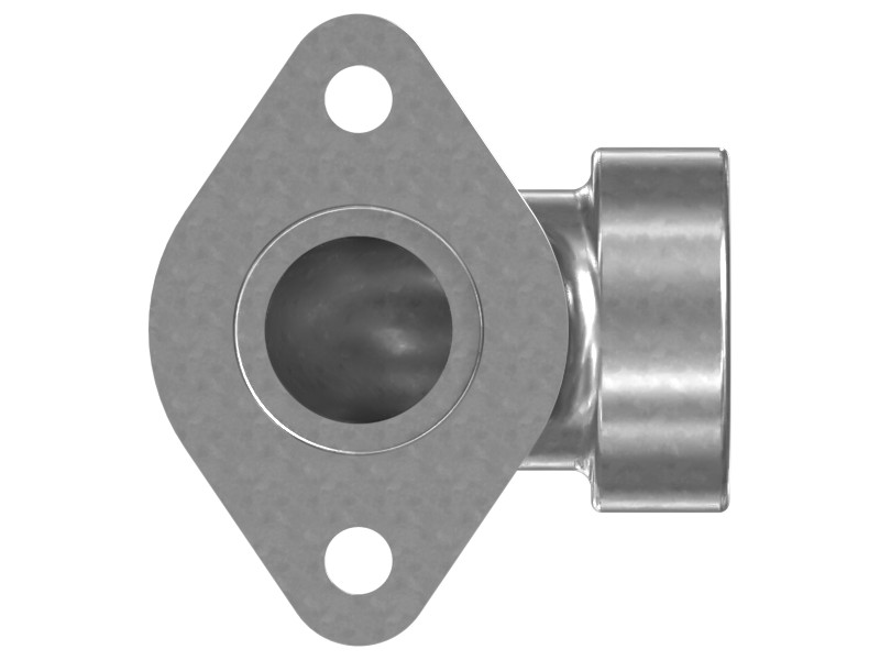 8S-9009 2-Hole Mount 90 Degree Cast Iron Elbow - image 3
