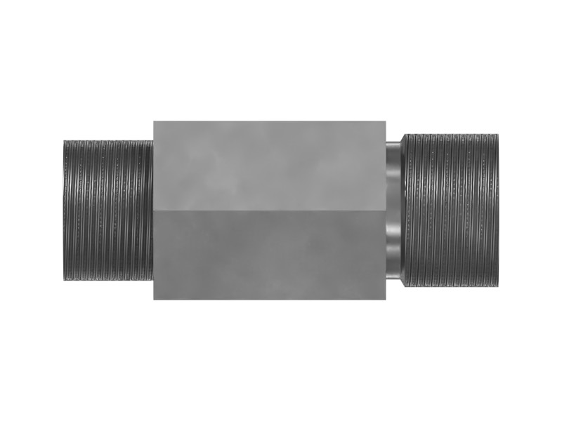 8T-0076 3/4-16 X 11/16-16 Hex Head Straight O-Ring Adapter - image 3