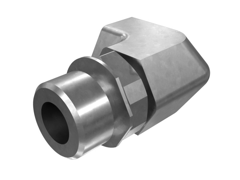 8T-0119 Hex Hydraulic Oil 90 Degree Elbow Adapter