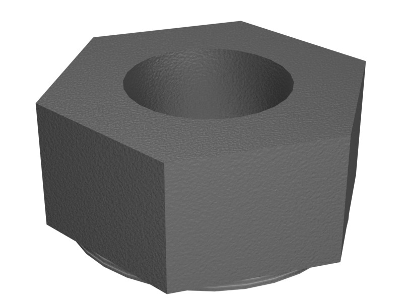 8T-0122 1/4-28 Thread Hex Full Height Nut