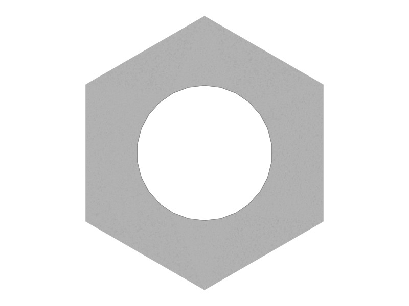 8T-0122 1/4-28 Thread Hex Full Height Nut - image 3
