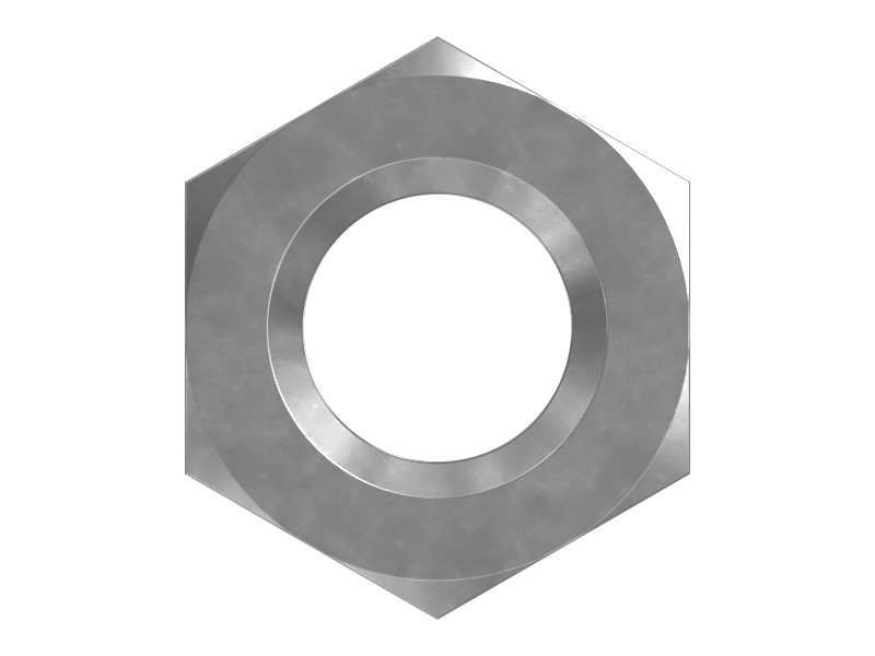 8T-0193 5/16-24 Thread Hex Full Height Nut - image 3