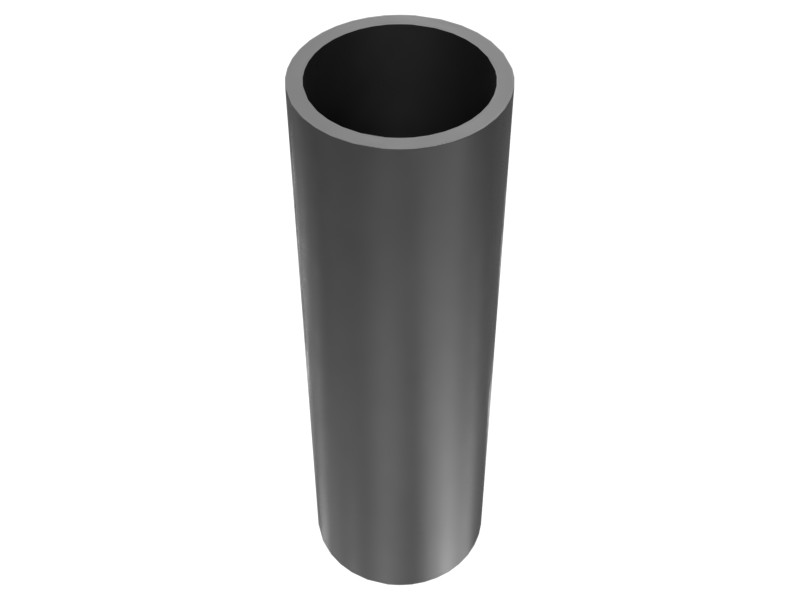 8T-2225 25.40 mm Polyolefin Dual Wall Black Bulk Tubing