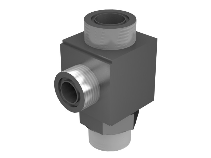 8T-6356 41.28 mm Hex Tee Adapter
