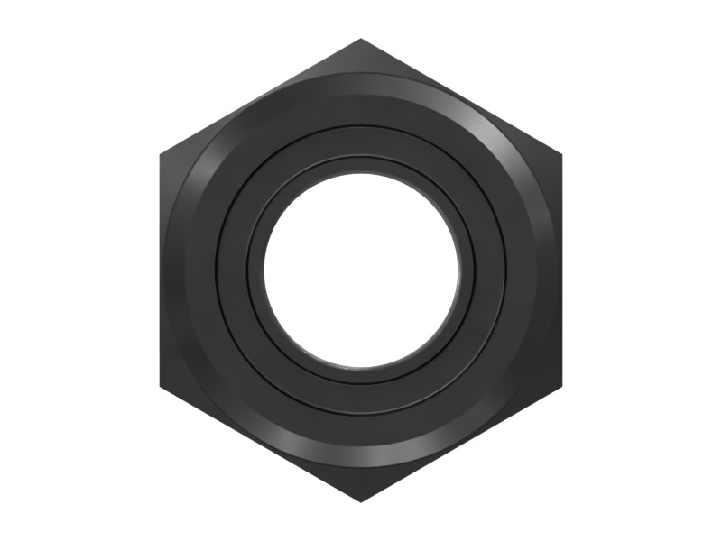 8T-9023 31.75 mm Hex Plated Steel Straight Adapter - image 2