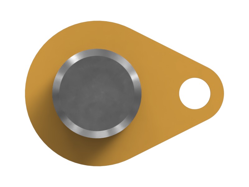 8W-8512 38 mm OD Link Pin with Plate - image 4
