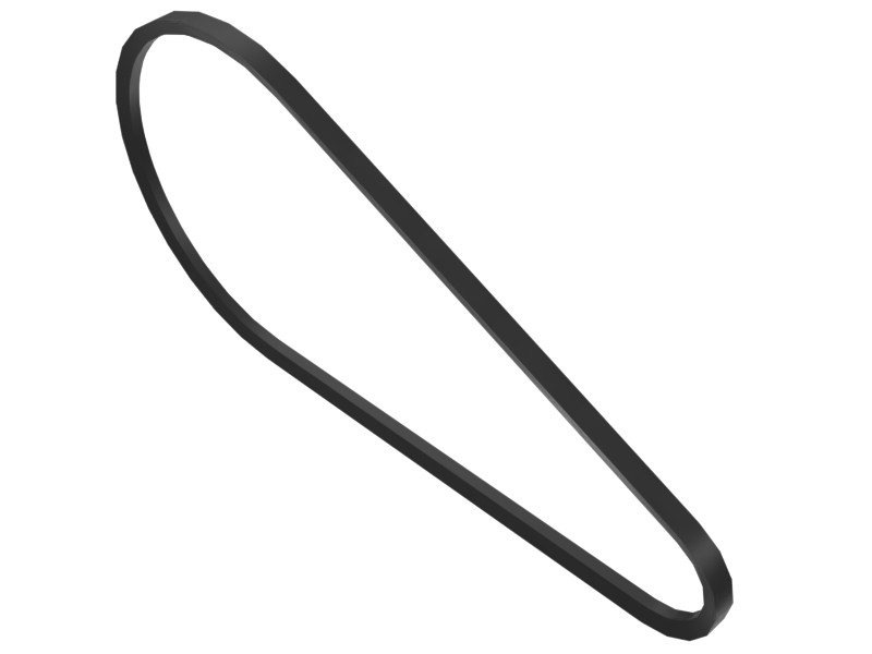 9L-6639 1448 mm Long Raw Edge Cogged V-Belt