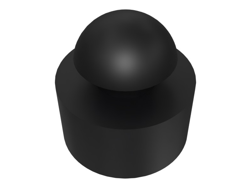 9M-5617 0.64" Thick Single Short Flange Grommet