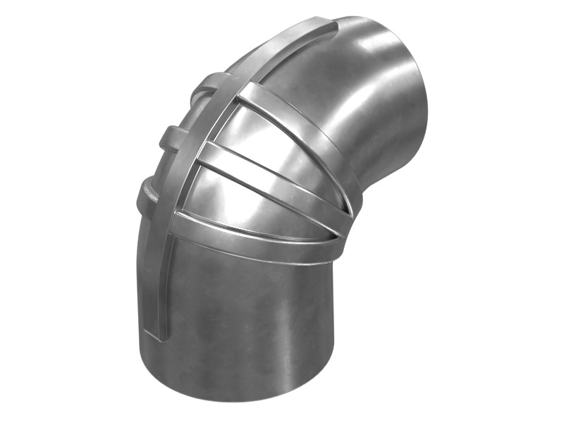 9N-9545 125.7 mm ID Air Line Reducing Elbow
