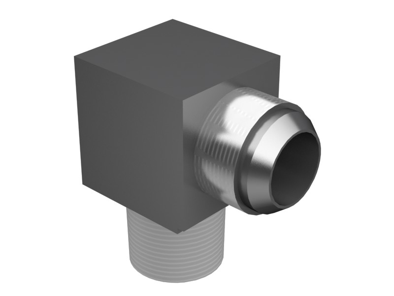9S-7296 37 Degree NPTF to 90 Degree Elbow Adapter