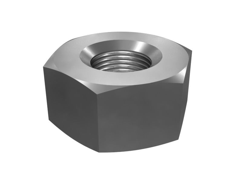 9S-8750 0.250" Hex Nut