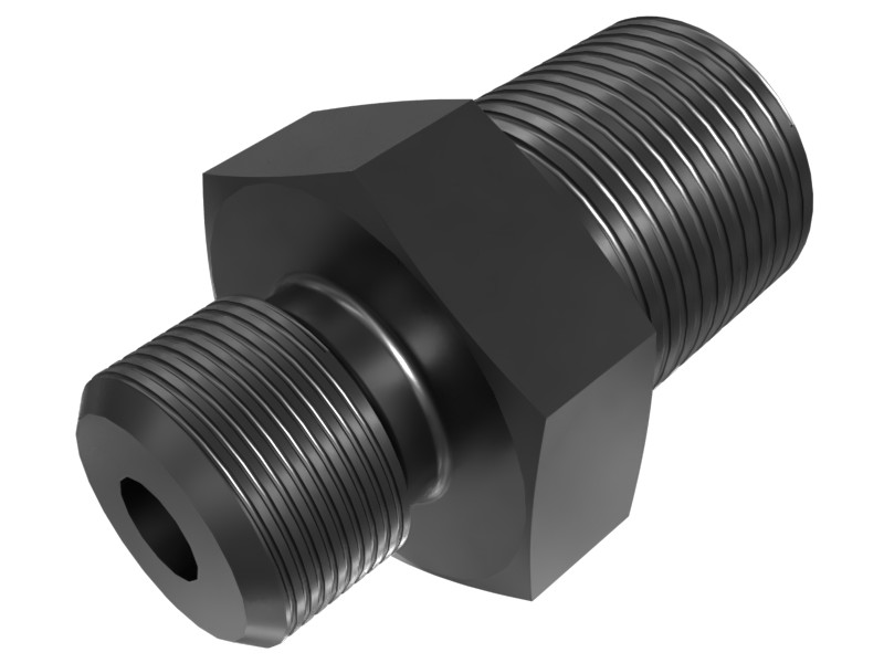 9X-0435 Straight Adapter, Length 30 mm