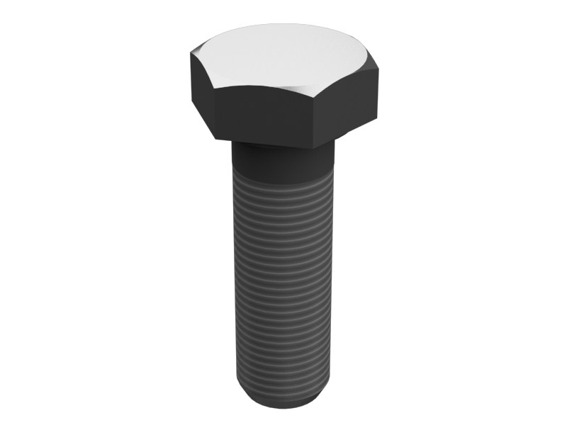 9X-2022 M6X1 Thread Hex Head Bolt