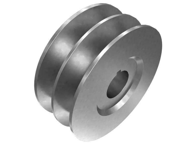 9Y-4056 2 Groove Alternator Pulley