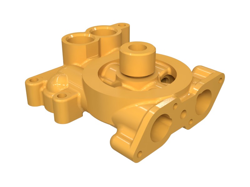 9Y-7117 Oil Filter Base