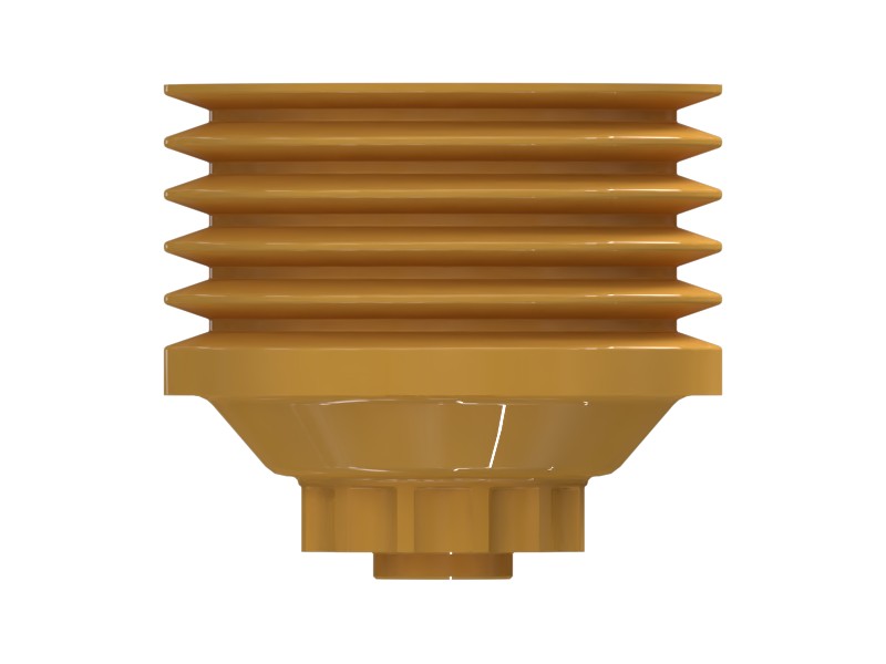 9Y-9825 5-Groove Crankshaft Pulley - image 2