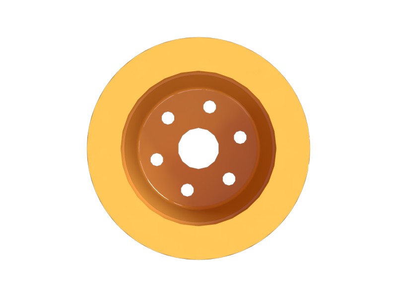 9Y-9825 5-Groove Crankshaft Pulley - image 3