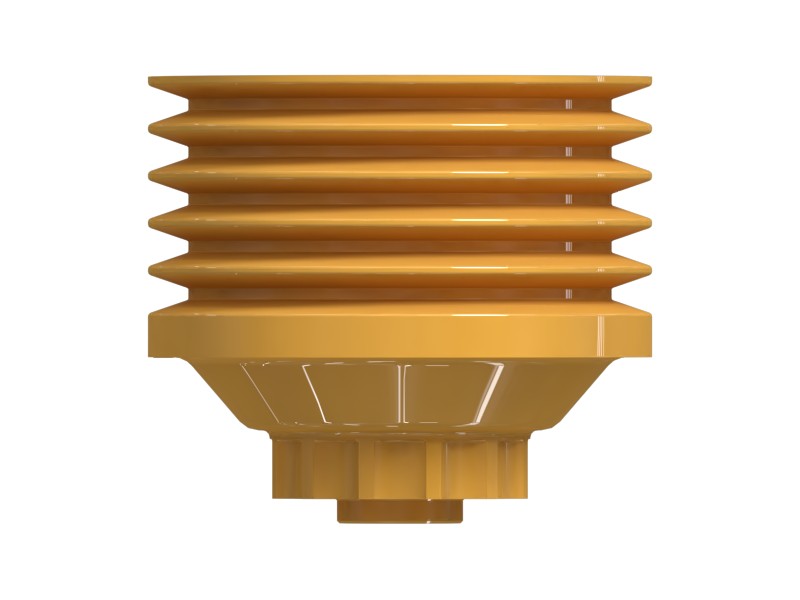 9Y-9825 5-Groove Crankshaft Pulley - image 4